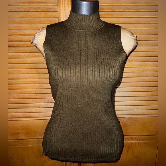 Madewell Pearson Mock-Neck Sweater Tank - Large - Picture 2 of 6